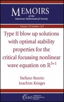 Type II blow up solutions with optimal stability properties for the critical focussing nonlinear wave equation on $\mathbb {R}^{3+1}$