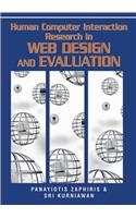 Human Computer Interaction Research in Web Design and Evaluation