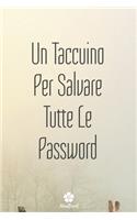 Un Taccuino Per Salvare Tutte Le Password