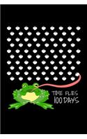Time Flies 100 Days: Dream Journal - 6"x9" - 120 pages - Dream Recording Notebook - Matte Cover