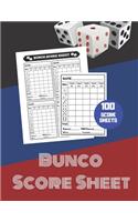 Bunco Score Sheet