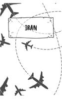 Iran: Ruled Travel Diary Notebook or Journey Journal - Lined Trip Pocketbook for Men and Women with Lines
