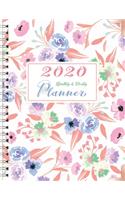 2020 Monthly and Weekly Planner: One Year Calendar with Monthly and Weekly View - Birthday Log - Password Log - To Do List - Year Goal - Notes - with Sweet Pink Floral Blossom Cover