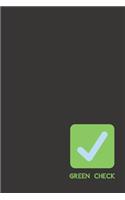 green check