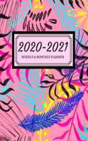 2020-2021 Weekly and Monthly Planner