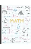 Graph Paper Math Notebook