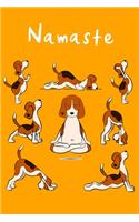 Namaste: Funny Dog Yoga Pose, Yoga Teacher Appreciation Gifts, Birthday Gifts, Christmas Gift Ideas for Yoga Lovers