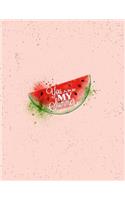 You are my summer: You are my summer on pink cover and Dot Graph Line Sketch pages, Extra large (8.5 x 11) inches, 110 pages, White paper, Sketch, Draw and Paint(3 You Are My Summer on Pink Notebook)