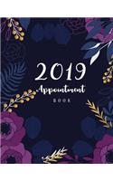 2019 Appointment Book: 52 Weeks Daily Planner Organizer, Undated Daily Appointment Book, 15-Minute Increments, Hourly Schedule Notebook for Salons, Massage Spas, Nails, Ha(6 Appointment Notebook Daily and Hourly Schedule)