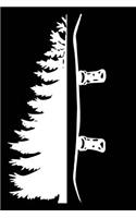 Snowboard Pine Tree Journal