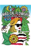 Magical Flowers Coloring Book
