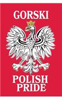 Gorski Polish Pride: Lined Journal