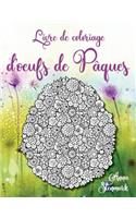 Livre de coloriage d'oeufs de Pâques