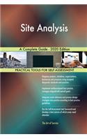 Site Analysis A Complete Guide - 2020 Edition