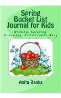 Spring Bucket List Journal for Kids