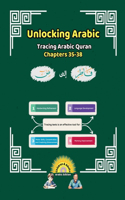 Unlocking Arabic: Tracing Arabic Quran Chapters 35-38 (Right to Left Edition)(Unlocking Arabic: A Simple Path to Mastery)