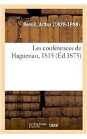 Les Conférences de Haguenau, 1815