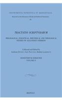 Tractatio Scripturarum. Philological, Exegetical, Rhetorical, and Theological Studies on Augustine's Sermons