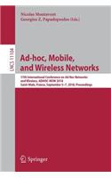 Ad-hoc, Mobile, and Wireless Networks