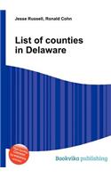 List of Counties in Delaware: (English)