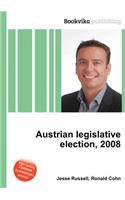 Austrian Legislative Election, 2008