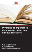Diversité et importance de la conservation des oiseaux forestiers