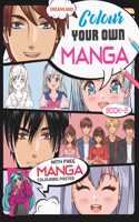 Colour Your Own Manga Book 2 With Free Manga Colouring Poster Age 4+