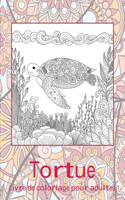 Tortue - Livre de coloriage pour adultes