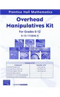 Prentice Hall Math Overhead Manipulative Kit 2004c