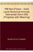 PM Gold Animal Facts Nocturnal Animals Tasmanian Devil (x6)