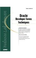 Oracle Developer Forms Techniques