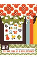 Reprodepot Folk and Flora Mix & Match Stationery