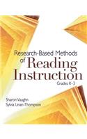 Research-Based Methods of Reading Instruction, Grades K-3