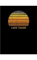 Lake Tahoe: California Notebook With Lined Wide Ruled White Paper For Work, Home or School. Note Book Composition Journal For Skiing And Snowboarding Fans. Back