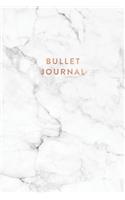Bullet Journal: Smooth White Marble - Dot Grid Bullet Journal Notebook, Gift for Women and Teen Girls (6 x 9 - 120 pages)