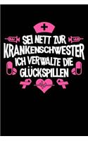 Krankenschwestern Machen Glücklich: Notizbuch / Notizheft Für Krankenpflegerin Kranken-Pflege Op-Schwester A5 (6x9in) Liniert Mit Linien