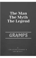 The Man The Myth The Legend Gramps: A Grandfather's Journal