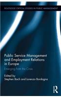 Public Service Management and Employment Relations in Europe