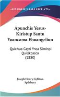 Apunchis Yesus-Kiristup Santu Yoancama Ehuangeliun