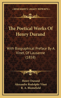 Poetical Works Of Henry Durand