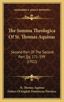 Summa Theologica Of St. Thomas Aquinas