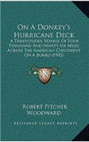 On A Donkey's Hurricane Deck