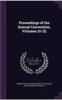 Proceedings of the Annual Convention, Volumes 21-22
