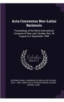 ACTA Conventus Neo-Latini Bariensis