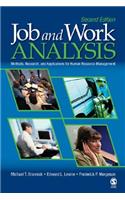 Job and Work Analysis: Methods, Research, and Applications for Human Resource Management