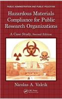 Hazardous Materials Compliance for Public Research Organizations