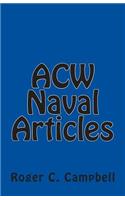 ACW Naval Articles