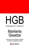 Hgb 2016, Handelsgesetzbuch, Smarte Gesetze, Markierte Gesetze, 5. Aufl. 2016