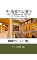 Temari d'oposicions al Cos d'Advocacia de la Generalitat de Catalunya
