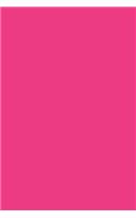 Journal Cerise Pink Color Simple Plain Pink